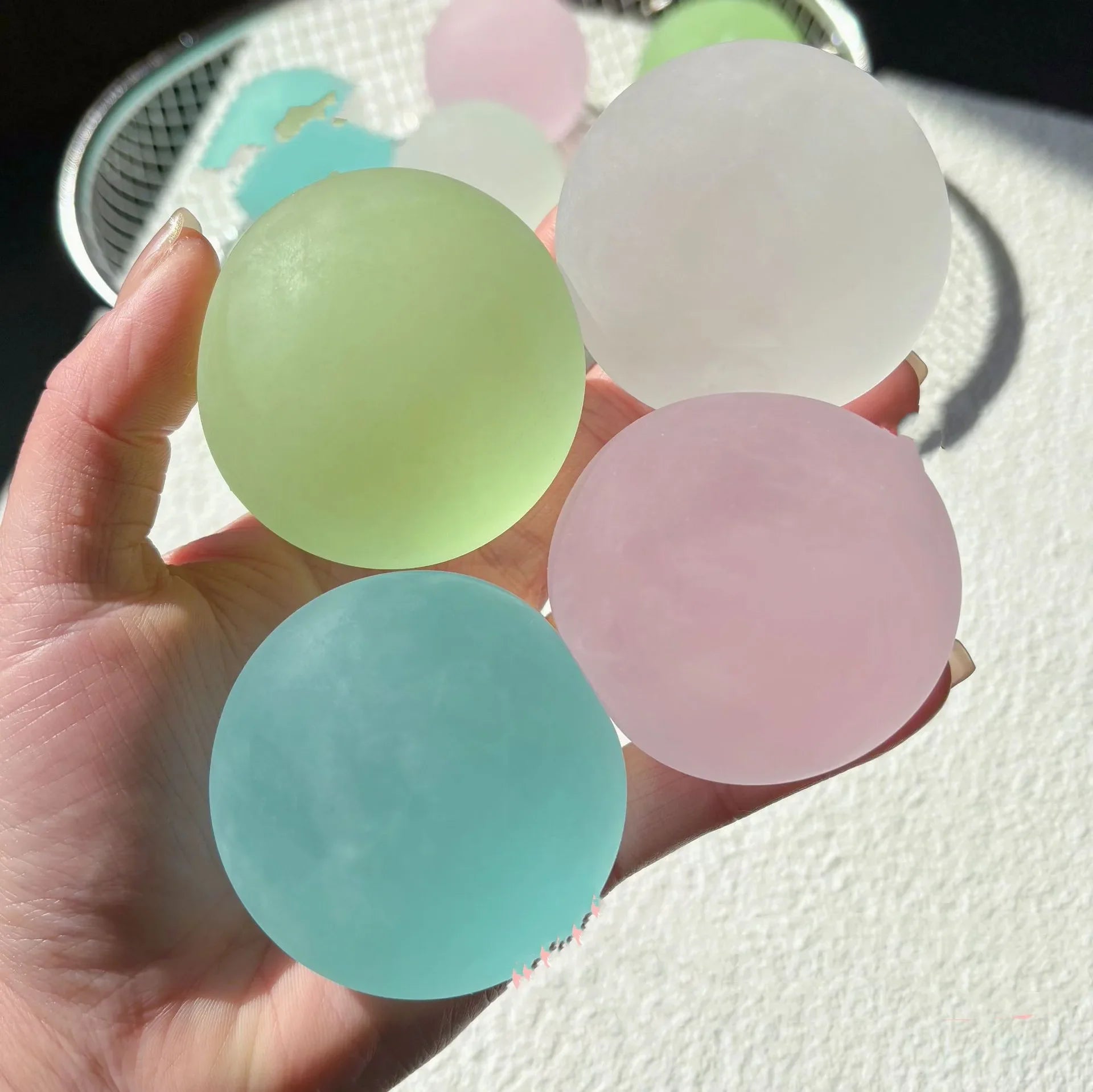 Blue Maltose Stress Relief Toy